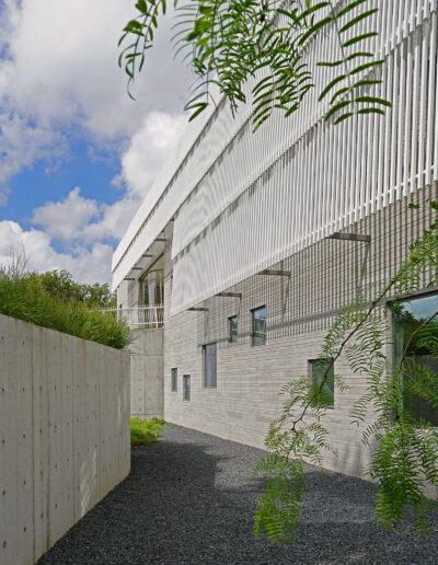 Side of modern home